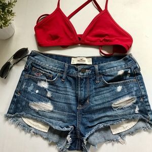 High Waisted Festival Jean Shorts
